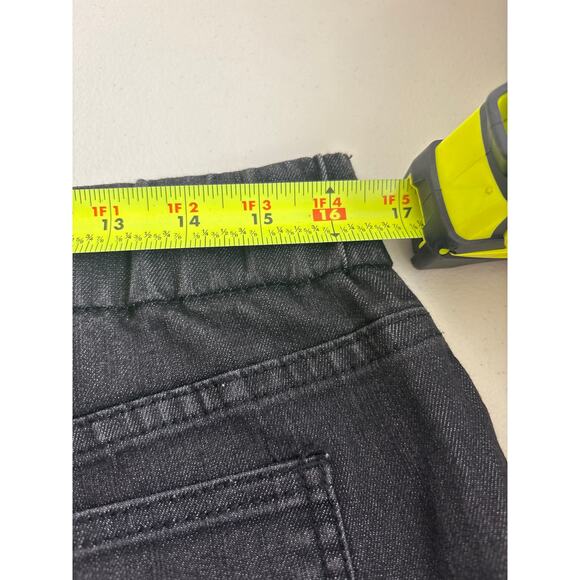 Chicos Platinum Denim Charcoal Black Pull On Jeans Chico’s Size 2 (Sz. 10 - 12) - Picture 4 of 8